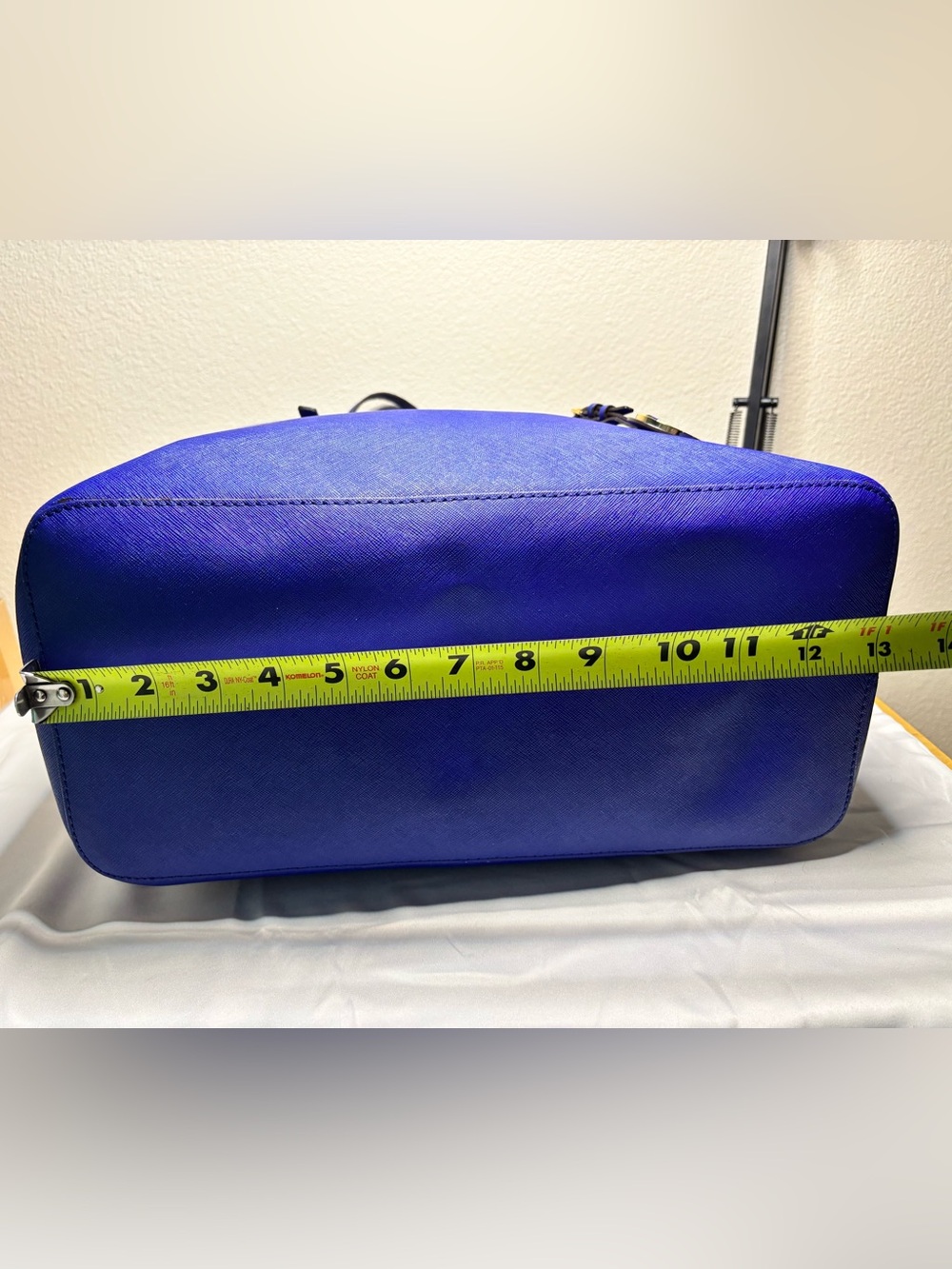 Michael Kors Large Unlined “Minimalist Travel” Tote in Blue with Gold Hardware - Picture 12 of 12